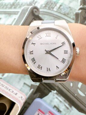 Michael Kors MK6150 Channing Silver Dial Stainless Steel Women's Watch